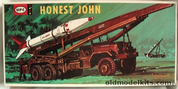 UPC 1/40 Honest John Rocket with Launcher and Truck - (ex Adams), 2150-250 plastic model kit